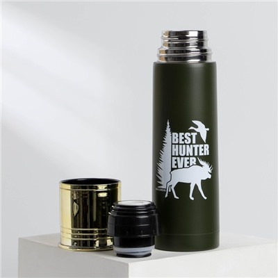 Термос «Best hunter ever», 500 мл, время сохранения тепла 10-12 ч