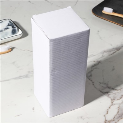 Дозатор для жидкого мыла «Морской» стеклянный, 330 мл.