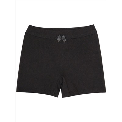 5111-02 Трусы шорты для девочки черные (BAYKAR)