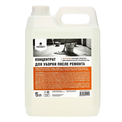 Средство для удаления строительных растворов Duty Extra. Суперконцентрат, 5 л