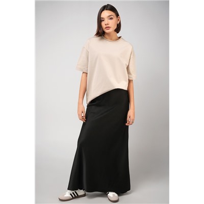 Женская футболка оверсайз из футера двухнитки Happyfox