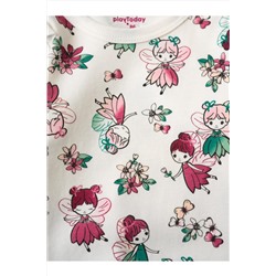 Боди детское трикотажное для девочек, 3 шт в комплекте PLAYTODAY, 1240125