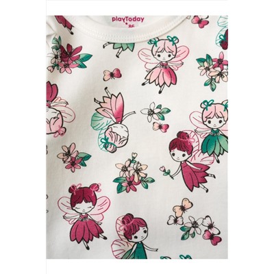 Боди детское трикотажное для девочек, 3 шт в комплекте PLAYTODAY, 1240125