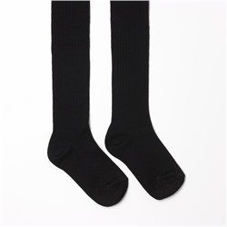 Колготки детские, чёрные, рост 116-122 см