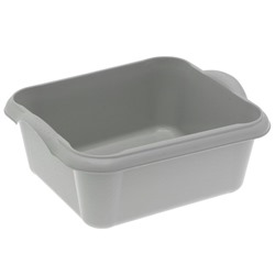 Таз квадратный, 10 л, 37×31×15.5 см, пластик, МИКС