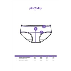 Трусы, 2 шт. PLAYTODAY, 1023300