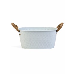 Кашпо «Финелла», 20×14×10 см, белое