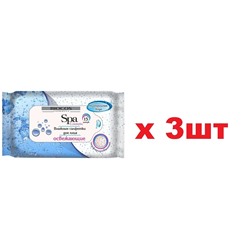 Салфетки влажные SPA Cosmetic для лица 15шт Освежающие 3шт