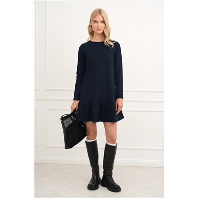 Женское платье трапеция из футера Happyfox