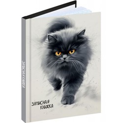 Записная книжка А6  96л клетка "ПУШИСТЫЙ КОТ - 5" 96-7562 Проф-Пресс