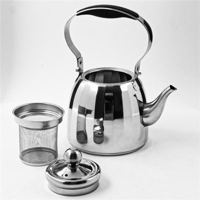 40743 Чайник заварочный 1 л с фильтром нерж/ст MB (х24)