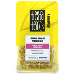 Tiesta Tea Company, Premium Loose Leaf Tea, Lemon Ginger Turmeric, Caffeine Free, 2.5 oz  (70.9 g)