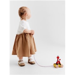 Платье для девочки «Крошка Я. Муслин», рост 80-86 см, бежевое