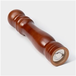 Мельница для специй Доляна «Дуновение леса», 26.5×5 см, керамический механизм, коричневая