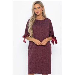 Платье трикотажное Кайла (бордовое) П14782-10М