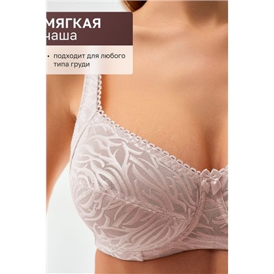 Бюстгальтер 21391 мягкий кружевной на косточках OIRO НАТАЛИ, 1133011