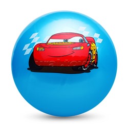 Мяч пвх 23 см "Тачки" с наклейкой, в сетке