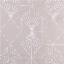 Штора для ванной водоотталкивающая «Этель» Geometry, 145×180 см, ткань оксфорд, бежевая