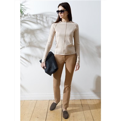 Джемпер тонкой вязки из хлопка с нейлоном