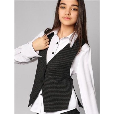 Жилет для девочки SP2513 (Темно-серый)