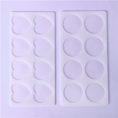 Формы для шоколада, набор 2 шт., силикон, 23×12 см, прозрачные