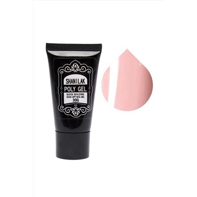 SHANILAK Полигель для наращивания ногтей 009, светло-персиковый KRISTALLER, 1109144