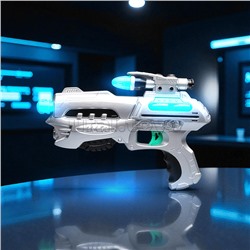 Набор оружия "Космический бой" (свет, звук) на батарейках, в коробке