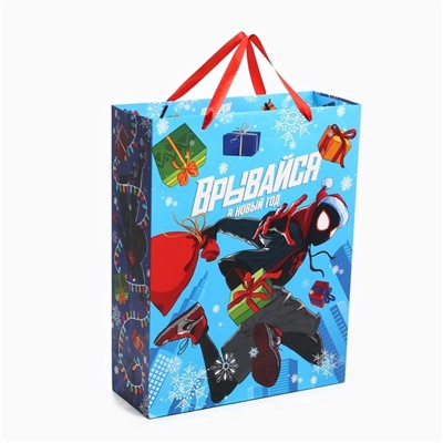 Пакет ламинированный «Врывайся в Новый Год!», 31×40×11.5 см