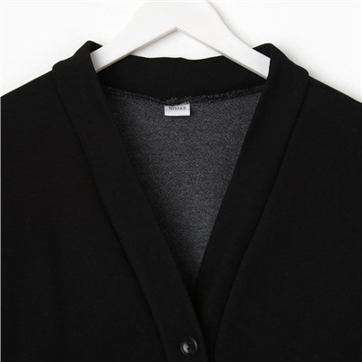 Костюм для девочки (кардиган, брюки) MINAKU, чёрный, рост 104 см