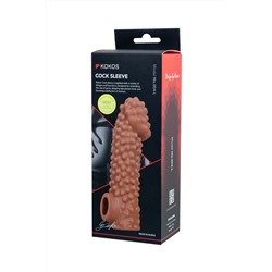 Насадка на фаллос с бугорками Cock Sleeve 004 Size L - 17,6 см.