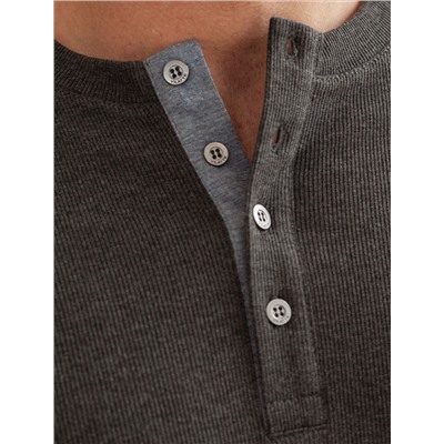 Лонгслив из премиального хлопка с эластаном