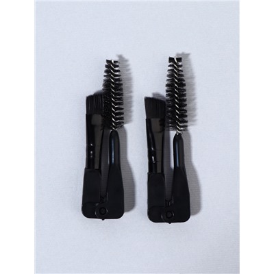 Набор кистей для макияжа «МИНИ», 2 шт., чёрный