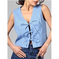 Жилет Стильная конфетка, блю