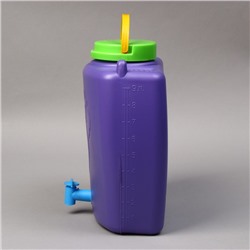 Канистра - умывальник, пищевая, 9 л, пластиковая, МИКС