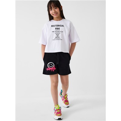 Шорты трикотажные для девочек, 2 шт в комплекте