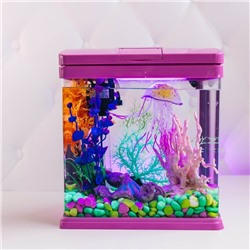 Галька декоративная флуоресцентная DECOR DE, фр. 8-12 мм, лимонный/зелёный/пурпурный, 800 г