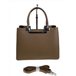 Женская сумка из искусственной кожи, цвет коричневый