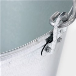 УЦЕНКА Ведро оцинкованное, 7 л, ЗАМЯТИЕ НА ИЗДЕЛИИ