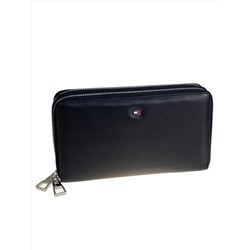 Клатч мужской из натуральной кожи, цвет черный