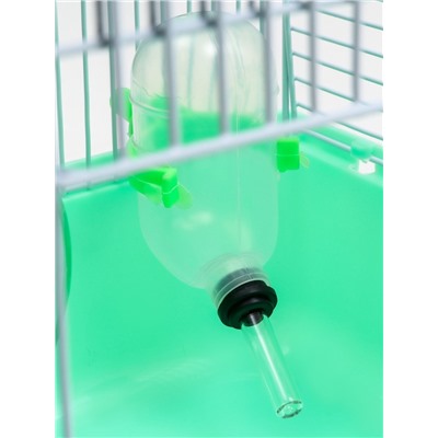 Клетка для грызунов «Пижон», 23×17×26 см, эмаль, зелёная