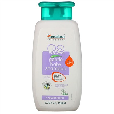 Himalaya, Нежный Детский Шампунь, Гибискус и Нут, 6,76 жидких унций (200 мл)