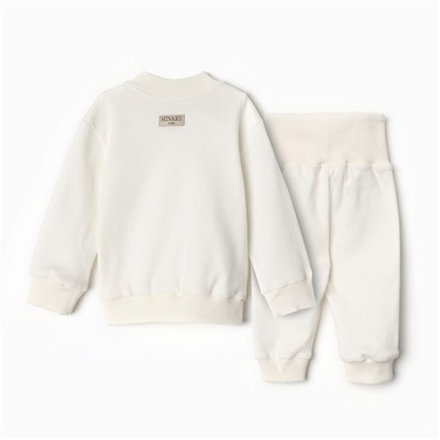Комплект детский (джемпер, брюки) MINAKU, рост 86-92 см, экрю