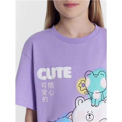 ФУТБОЛКА ДЛЯ ДЕВОЧЕК 117915