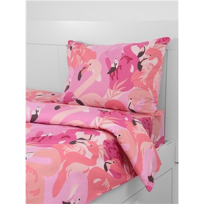 Постельное бельё 1.5-спальное «Этель» Flamingo garden, бязь