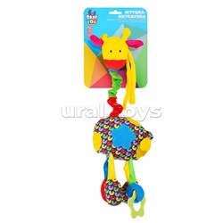 Мягкая растяжка Жираф 35 см., муз., CRD 19х15 см.