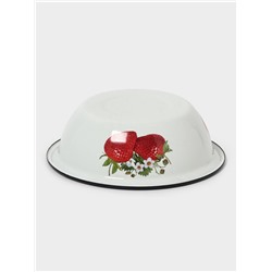 Миска эмалированная, 1 л, белая