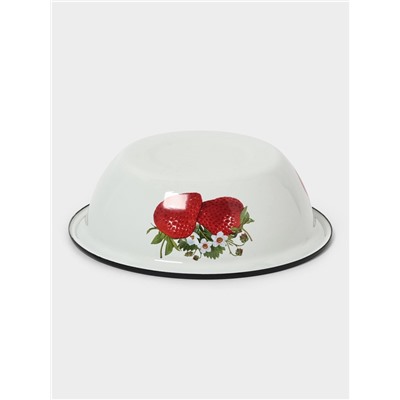 Миска эмалированная, 1 л, белая