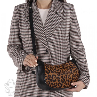Сумка женская кожаная 3600VG leopard Vitelli Grassi