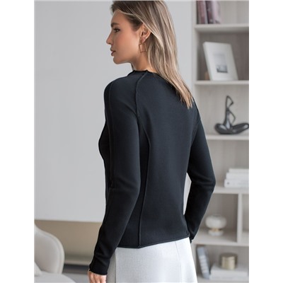 Джемпер тонкой вязки из хлопка с нейлоном