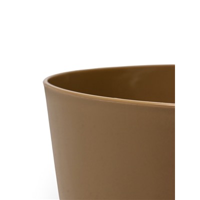Горшок для цветов с прикорневым поливом Amsterdam, 8 л, цвет молочный шоколад